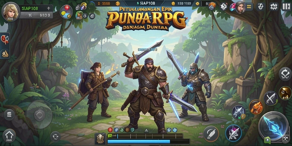 Screenshot utama <strong>SIAP108</strong> yang menunjukkan aksi pertempuran yang menegangkan.