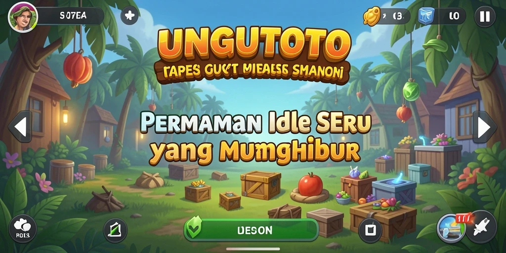 Screenshot UNGUTOTO menampilkan gameplay Idle yang seru dan mengasyikkan.